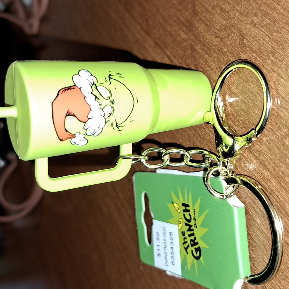 Dr. Seuss Grinch Green Keychain Accessory/ BUNDLE ONLY